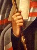 Права рука з посохом