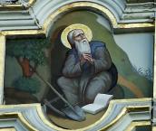 Св.Антоній копає печеру