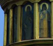 Ікони ченців (нижній ярус, ліва частина)