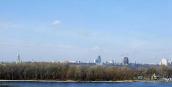 2011 р. Панорама правого берега Дніпра…