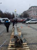 На тлі Софїйської дзвіниці