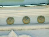 Гзимс із полив’яними розетками