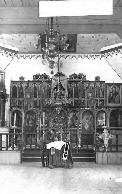 1916 р. Інтер’єр з видом на іконостас