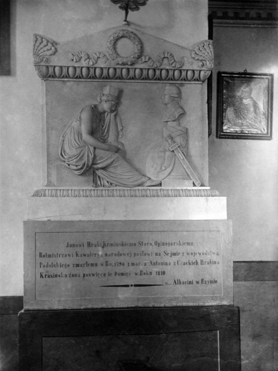 Фото Стефана Таранушенка і Павла Жолтовського з експедиції Харківського музею… Надгробок Я. Красинського