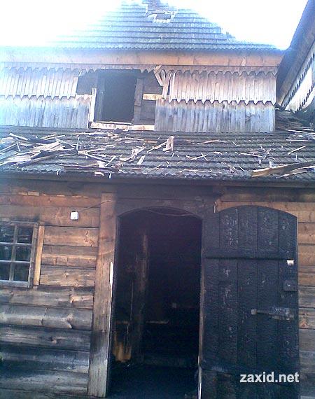 Бабинець після пожежі