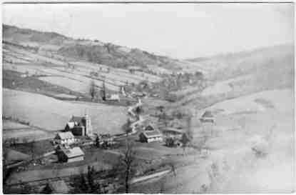1939 р. Панорама з гори Чертеж