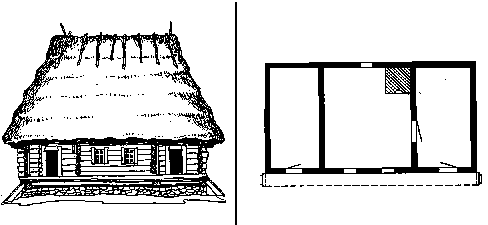 Фасад і план