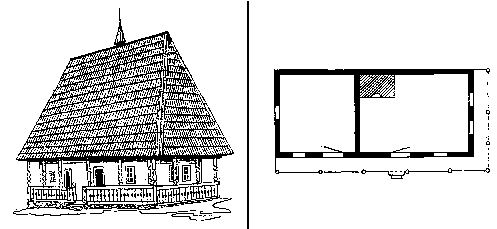 Фасад і план