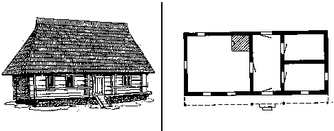 Фасад і план