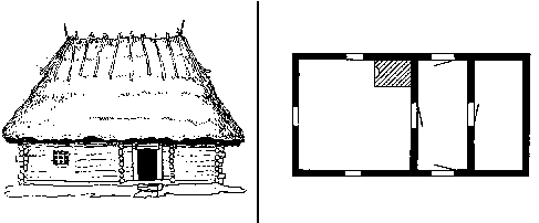 Фасад і план