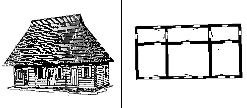 Фасад і план