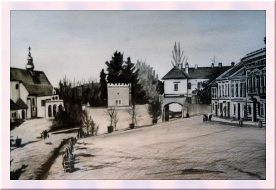 1905 р. Вид міста (поштівка)