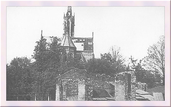 1945 р. Костел, зруйнований під час…