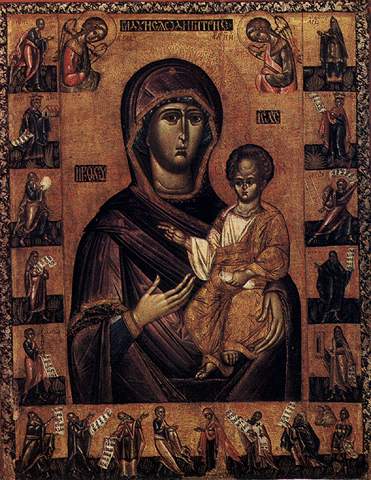 Богородиця Одигітрія з пророками