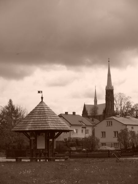 Забудова села і костел