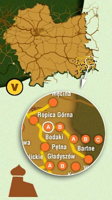 Схема розташування села