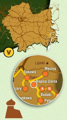 Схема розташування села