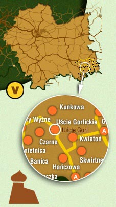 Схема розташування села