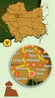 Схема розташування села