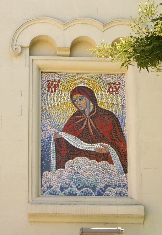 Мозаїка богородиці