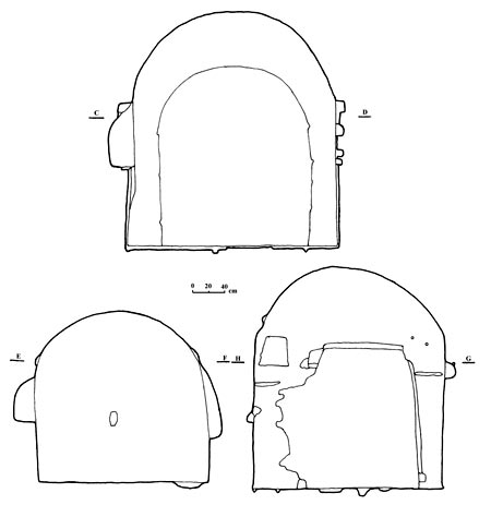 Рис.3. Поперечні перерізи печерної…