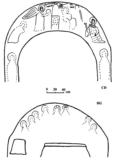 Рис.6. Схема розташування фрескових…