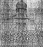 Вигляд від цвинтаря з боку головного…