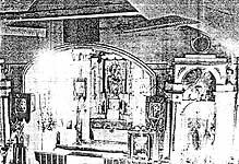 Вигляд костелу всередині. Фото 1905 р.