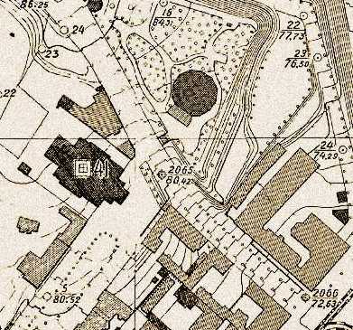 1925 р. Костел і «Голгофа» на плані…