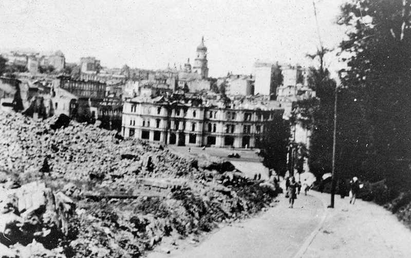 1941 р. Перспектива вул. Інститутської…