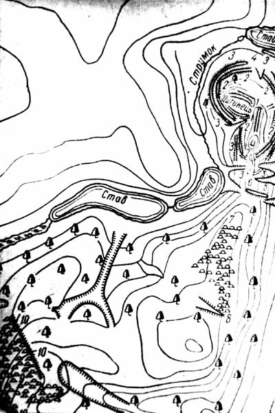 План-схема Китаївського городища