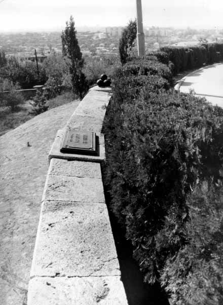 Місце батареї на гласисі