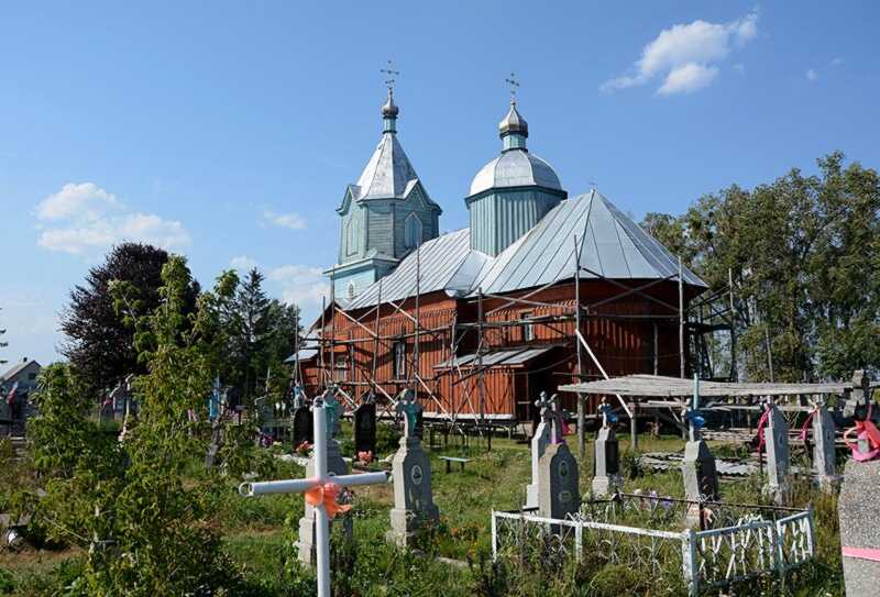 Фото Наталі Шестакової 19 вересня 2017 р. з сайту uk.wikipedia.org Дерев’яна… Церква св.Іоана Богослова