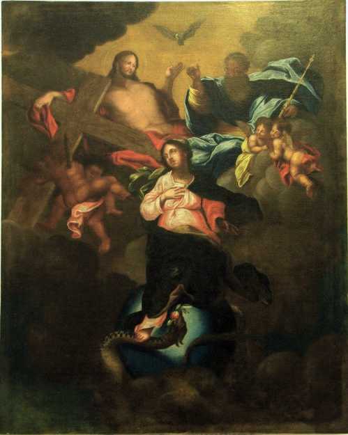 Ікона «Коронування богородиці»