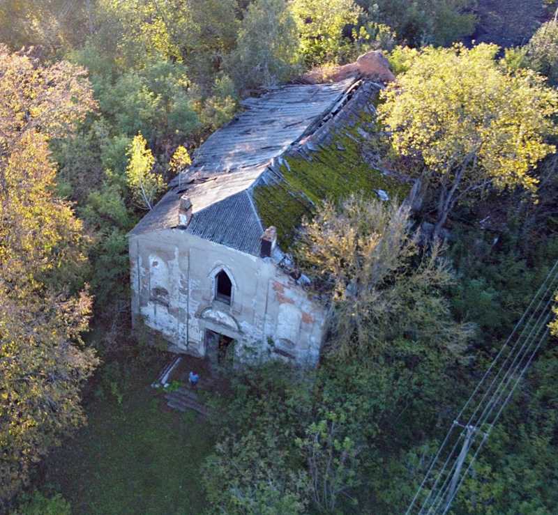 Аерофото Олександра Мальона з сайту facebook.com, опубліковане 9 січня 2025 р.… Костел Непорочного зачаття пресвятої…