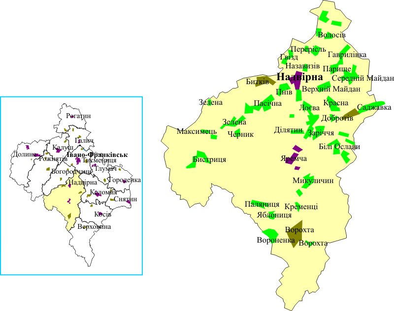 Довідка у Вікіпедії: uk.wikipedia.org Надвірнянський район