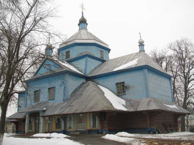 Фото С. Гудими 18 лютого 2017 р. з сайту uk.wikipedia.org Дерев’яна церква… Церква Різдва Христа