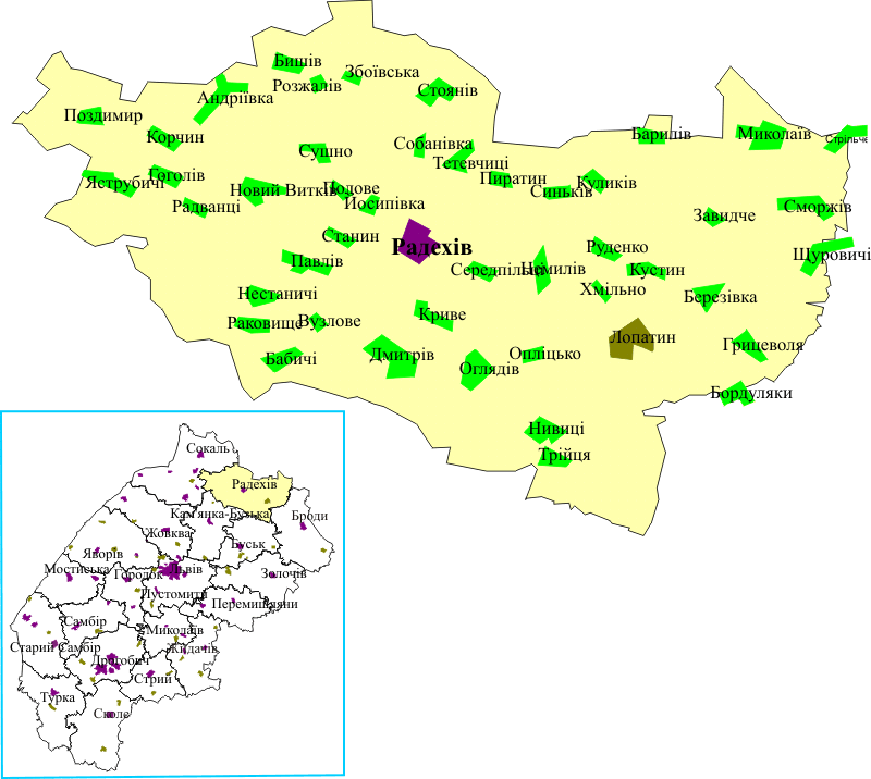 Довідка у Вікіпедії: uk.wikipedia.org Пам’ятки історії Радехівського району… Радехівський район