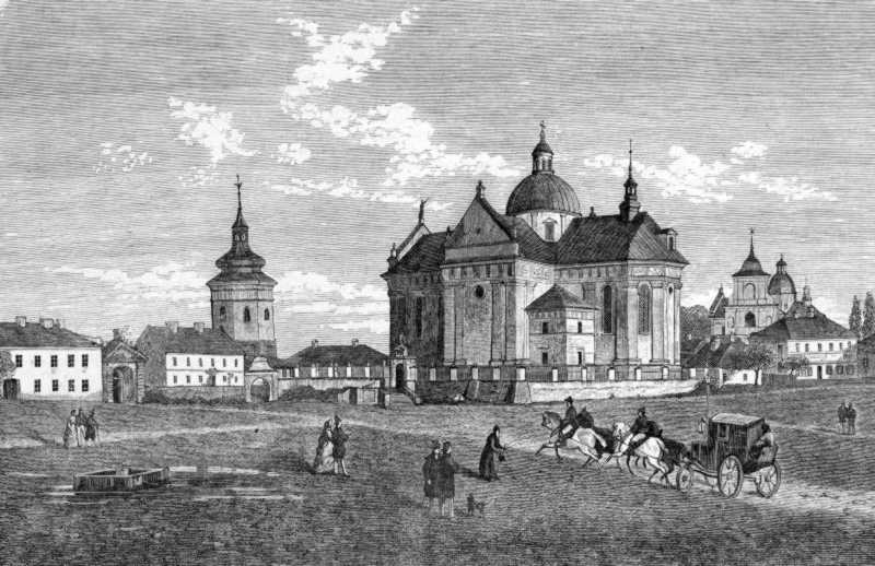 1871 р. Панорама центру з південного…