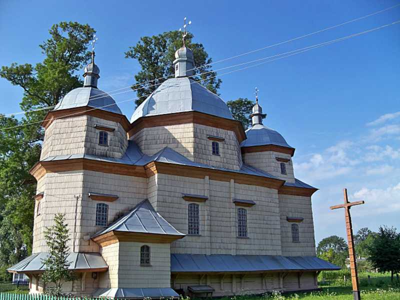 Фото 27 липня 2013 р. з сайту uk.wikipedia.org Церква 1795 р. (дерев.)… Церква св.Георгія