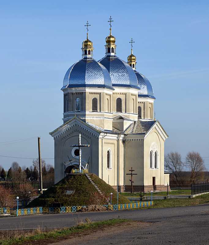 Фото 4 грудня 2025 р. з сайту commons.wikimedia.org Церква Воздвиження 1902… Церква Воздвиження