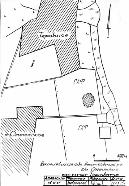 Схематичний план розташування
