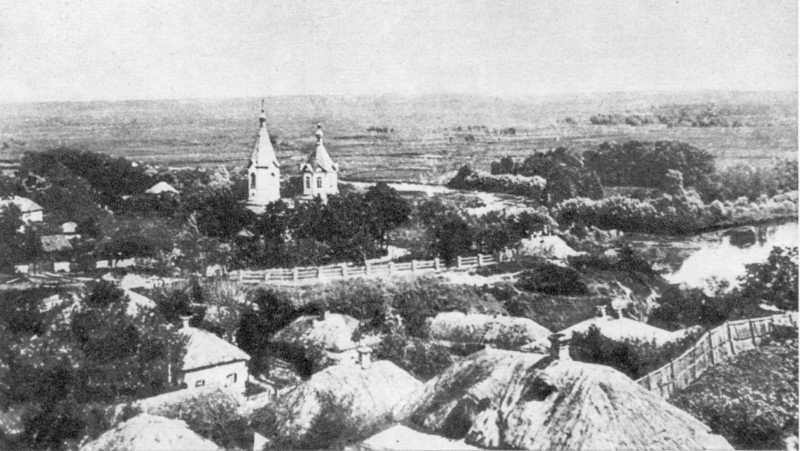 Панорама Гадяча с Драгомановской горы