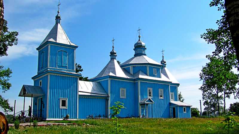 Фото 16 червня 2013 р. з сайту commons.wikimedia.org Церква Різдва богородиці… Церква Різдва богородиці
