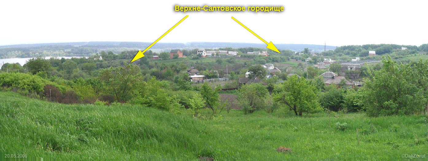 Панорама Верхньосалтівського городища