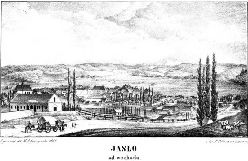 1847 р. Панорама Ясла зі сходу