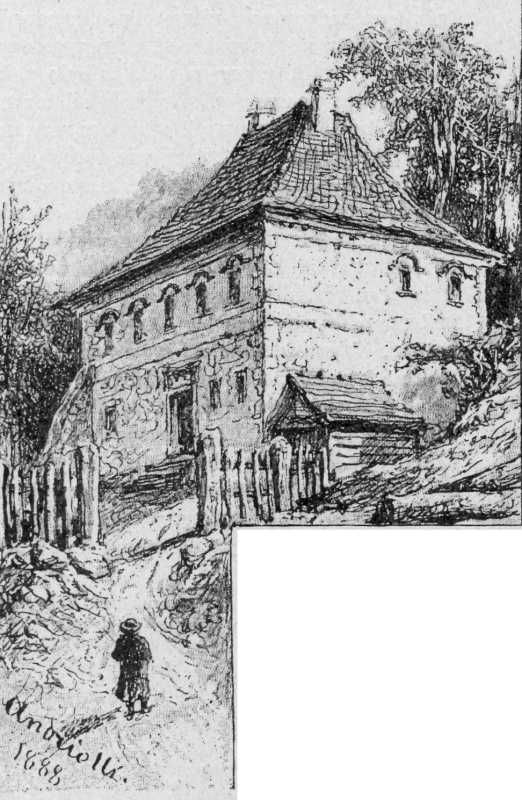 1888 р. Плебанія. Рисунок Андріоллі