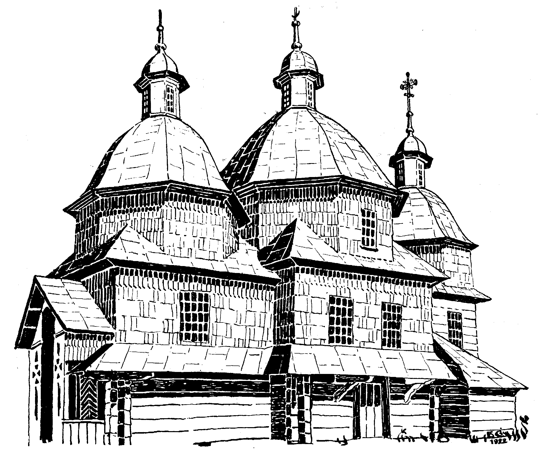 Церква в c. Гряда (Львівщина) 1876 р.