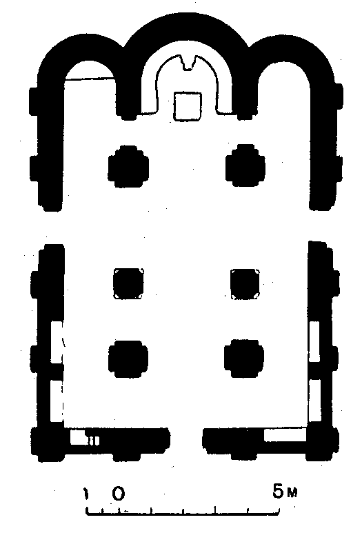 Церква 1953 р, (шестистовпна)