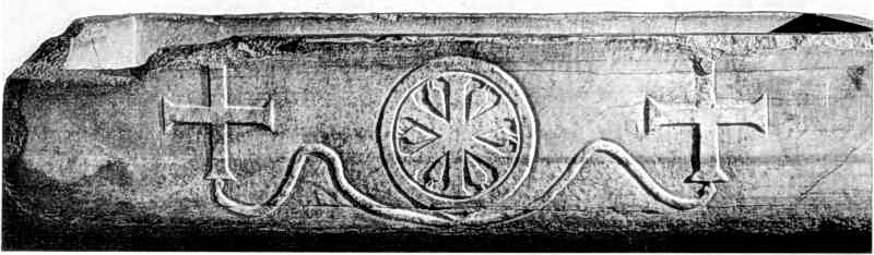 Різьблення мармурового саркофага в Софійському соборі в Києві. Державний… Різьблення мармурового саркофага